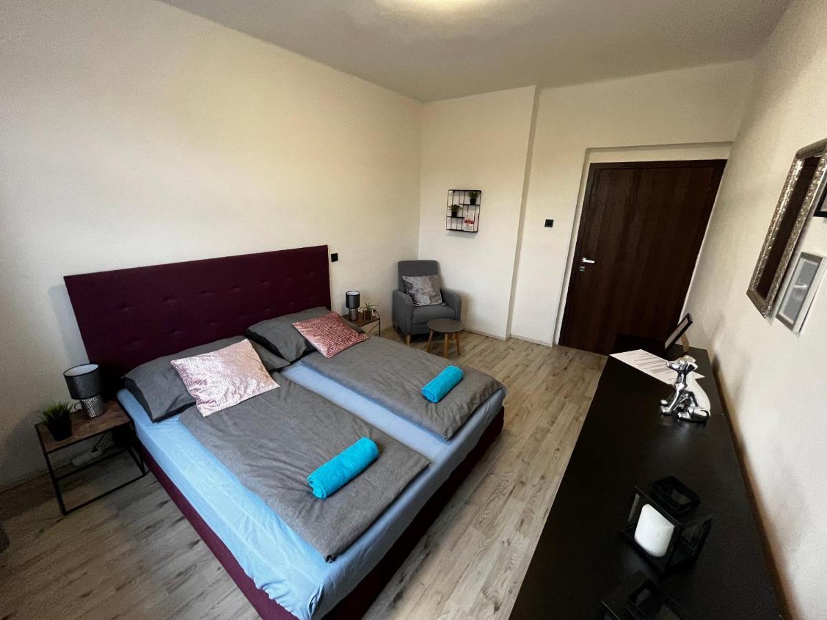 Large 3 Bedroom Apartment With City Skyline View カルロヴィ・ヴァリ エクステリア 写真